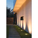 LED Outdoor Bodeneinbauleuchte ROCCI, IP67 IK08, 8.6W 3000K 580lm 120°, schaltbar, starr, Edelstahl 316, Blende eckig