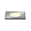 SLV Outdoor LED Einbauleuchte POWER TRAIL-LITE, IP67 IK08, 350mA (exkl. BG), 1.4W 3000K 45lm 60°, CRi >90, schaltbar, eckig, 4.7cm