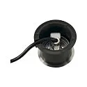 SLV Outdoor LED Bodeneinbaustrahler DASAR® FLAT 80, IP67 IK08, 230V, 7W 3000K 520lm 125°, Edelstahl gebürstet, begehbar