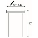 SLV Boden-Einbauleuchte DASAR EXACT, IP67 IK08, GU10 QPAR51 (exkl.), Edelstahl 316 / Glas, kardanisch, befahrbar, Edelstahl, rund