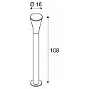 SLV Floor lamp ALPA CONE 100, anthracite