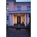 SLV Außenleuchte BULAN Wand-/Deckenleuchte, rund, E14, max. 60W, satiniertes Glas, weiß