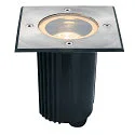 Outdoor Bodeneinbaustrahler DASAR® 115, IP67 IK08, GU10, Edelstahl-Blende 316, befahrbar, kardanisch, eckig