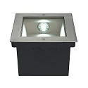 SLV LED Floor recessed luminaire DASAR LED SQUARE Outdoor luminaire, asymmetrical, SLM LED, 4000K