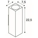 SLV Außenwandleuchte THEO UP/DOWN QPAR51, eckig, IP44 IK02, 2x GU10, anthrazit