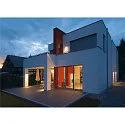 SLV Außenleuchte BIG THEO WALL OUT Wandleuchte, eckig, GU10, IP44, silbergrau