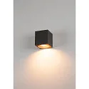 SLV Wall luminaire BIG THEO WALL OUT ES111, square, GU10, max. 75W,, anthracite