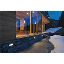 SLV BRICK LED DOWNUNDER, LED Wand-Einbauleuchte, IP54, 1.4W 3000K 30lm, Silbergrau