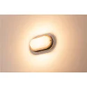 SLV LED Außenleuchte TERANG 2 Wand-/Deckenleuchte, oval, 120°, SMD LED, 3000K, IP44, anthrazit