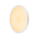 SLV AINOS, Outdoor Ceiling luminaire, LED, 3000K, round, white, with sensor