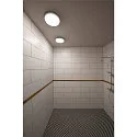 SLV AINOS, Outdoor Ceiling luminaire, LED, 3000K, round, anthracite, with sensor