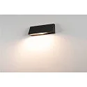 SLV Wandleuchte PEMA® TC-(D,H,T,Q)SE, IP65, Trapez, E27 max. 15W, durchverdrahtet, schwarz