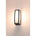 SLV Outdoor Wand-/Deckenleuchte MERIDIAN BOX, E27, IP54, anthrazit