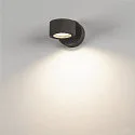 SLV Außenwandleuchte SITRA WALL, IP44, GX53 TCR-TSE max. 9W, starr, anthrazit