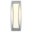 SLV Outdoor Wand-/Deckenleuchte MERIDIAN 2, E27, IP54, Silbergrau