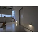 SLV Outdoor LED Wandleuchte PEMA WL ROUND, IP55 IK03, Ø 9cm, 3.8W PowerLED 3000K 190lm, schaltbar, silbergrau