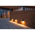 LED Wall luminaire PEMA LED, anthracite, round, PowerLED, 3000K, 110lm