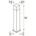 Outdoor luminaire GRAFIT Floor lamp, anthracite, height 60cm