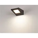 SLV Outdor LED Wandleuchte IPERI WL, IP44 IK02, 4.5W 4000K 400lm 100°, schaltbar, anthrazit