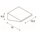 SLV Outdor LED Wandleuchte IPERI WL, IP44 IK02, 4.5W 4000K 400lm 100°, schaltbar, anthrazit
