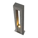 SLV Outdoor Stehleuchte ARROCK ARC, IP44 IK02, 70.5cm, GU10, Granit salt & pepper / Edelstahl 304