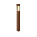 Outdoor LED Stehleuchte SLOTS 65, IP44, 4.5W 3000K 200lm, CRi >90, Aluminium, Rostfarben