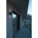 SLV Outdoor LED Wandleuchte QUAD UP/DOWN 15 WL, IP44 IK02, eckig, 8W 3000K 2x 260lm 2x110°, Aluminium / Glas, schaltbar, anthrazit