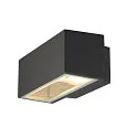 Wandleuchte BOX R7S, eckig,  R7s, max. 80W,, anthrazit