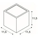 SLV Außenwandleuchte SITRA CUBE UP/DOWN, IP44 IK02, 2x GX53 TCR-TSE max. 9W, anthrazit