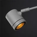 Display luminaire NEW MYRA DISPLAY CURVE Outdoor luminaire, GU10, max. 50W, IP55, silver grey