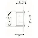 LED Wandeinbauleuchte DOWNUNDER OUT L, 3000K, IP55