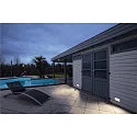 SLV Outdoor LED Wand-Einbauleuchte BRICK, IP65 IK02, 21x9.1cm, 230V, Edelstahl 316/ Glas, symmetrisch seitlich, 10W 3000K 950lm 40°