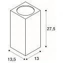 BIG THEO WALL, Outdoor Wall luminaire, 2 flame, LED, 3000K, Flood up/down, anthracite