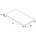 SLV Accessories for LED Emergency Light P-LIGHT 33 LED Pictogram foil, green