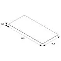 SLV Zubehör für LED Notleuchte P-LIGHT AREAL LED Piktogrammfolie, 1er Set, grün