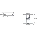 SLV Einbauleuchte FAST INSTALL, rund, 10er Set, GU10, IP44, alu gebürstet