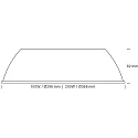 SLV Reflektor für LED Hallenstrahler ECOTECH HIGHBAY, 100W, PC, weiß matt