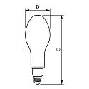Philips LED replacement TForce Core LED HPL 36W E40 827 FR