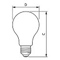 Philips LED lamp CorePro LEDbulb A67 E27 17,5W 2452lm 2700K CRI 80 