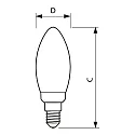 Philips LED Lampe CorePro LEDcandle, B35, E14, 4,3W, 2700K, klar