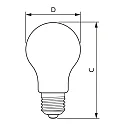 Philips LED Lampe CorePro LEDbulb, A67, E27, 17W, 2700K, klar