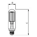 Philips LED Retrofit MASTER LED SON-T UE M 4Klm, E27, 19W 740 4000lm 300°, schaltbar, klar
