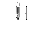Philips LED Retrofit MASTER LED SON-T UE M 6Klm, E27, 28.5W 740 6000lm 300°, schaltbar, klar