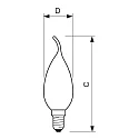 Philips LED Lampe CorePro LEDcandle, BA35, E14, 2W, 2700K, klar