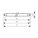 Philips fluorescent lamp TLD T8 G13 [Medium Bi-Pin Fluorescent] 4000K CRI 80-89 dimmable