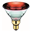 Infrarotlampe PAR38 IR 1CT/12, 150W, E27, 125-130V, rot