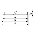 Philips fluorescent tube TLD 15 G13 25lm