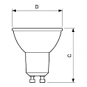 Philips LED reflector lamp CorePro LEDSpot PAR16 ND, GU10, 3.5W 4000K 275lm 590cd 36°