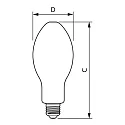 Philips LED lamp TrueForce Core LED HPL E27 13W 2000lm 3000K 300° CRI 80 