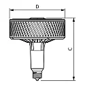 Philips LED Leuchtmittel TrueForce LED HPI, E40, 60°, 130-95W, 4000K